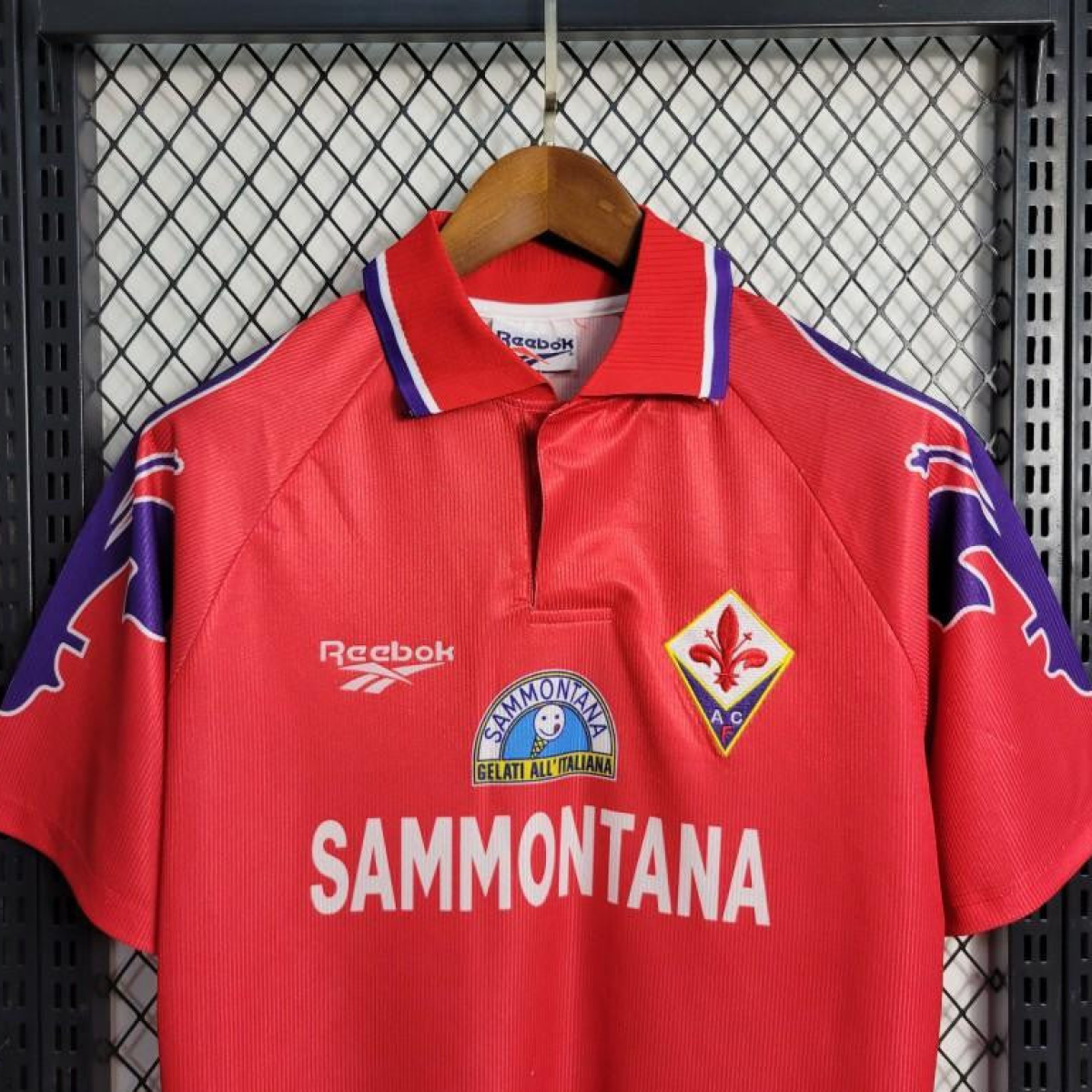 Retro 95-96 Fiorentina Third Red Jersey