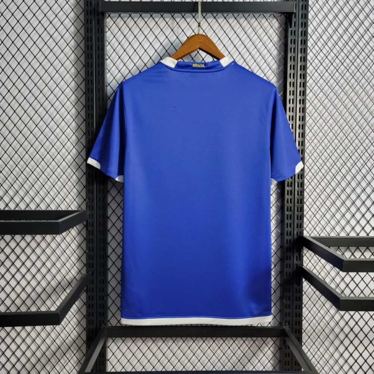 Retro 2006 Brazil Away Blue Jersey