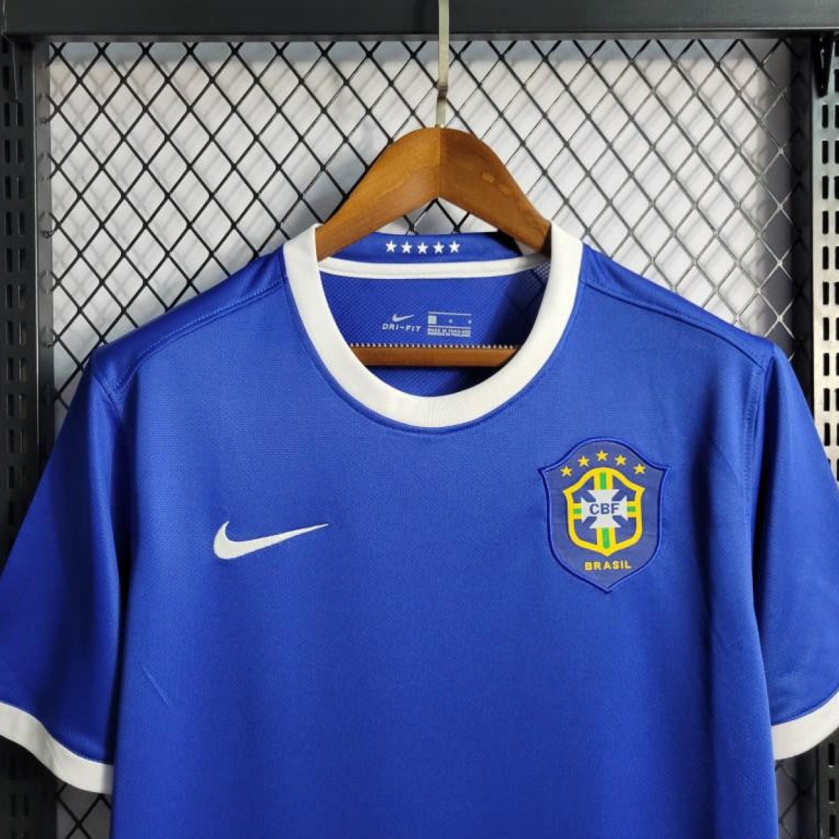 Retro 2006 Brazil Away Blue Jersey