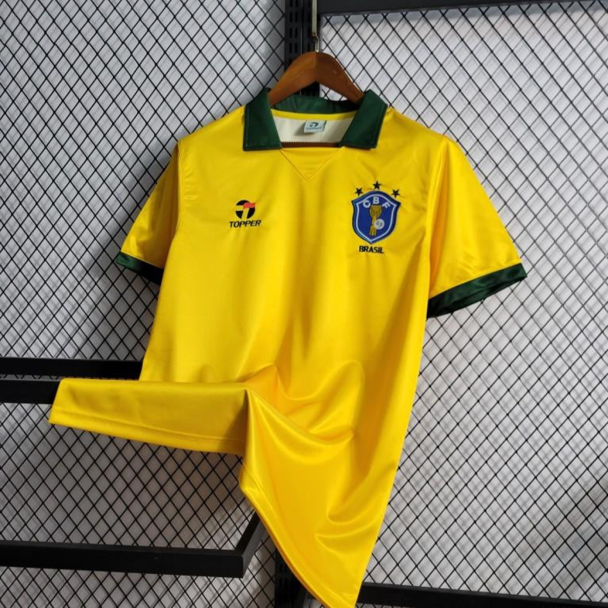 Retro 1988/1990 Brazil Home Jersey