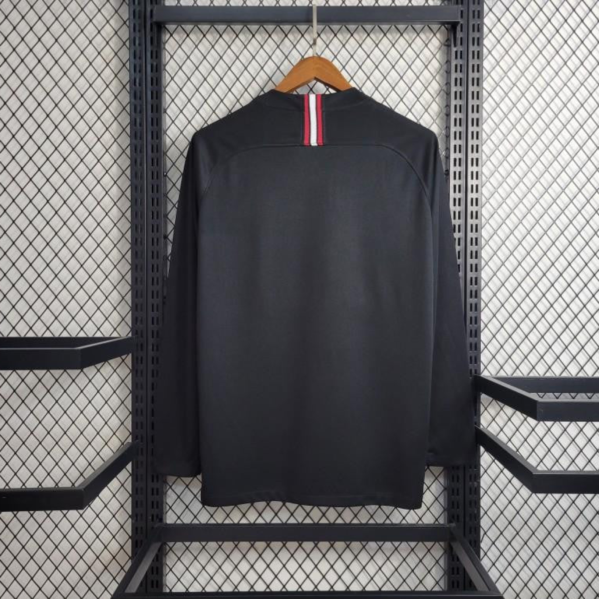 Retro Long Sleeve 18-19 PSG Black Champions League Jersey