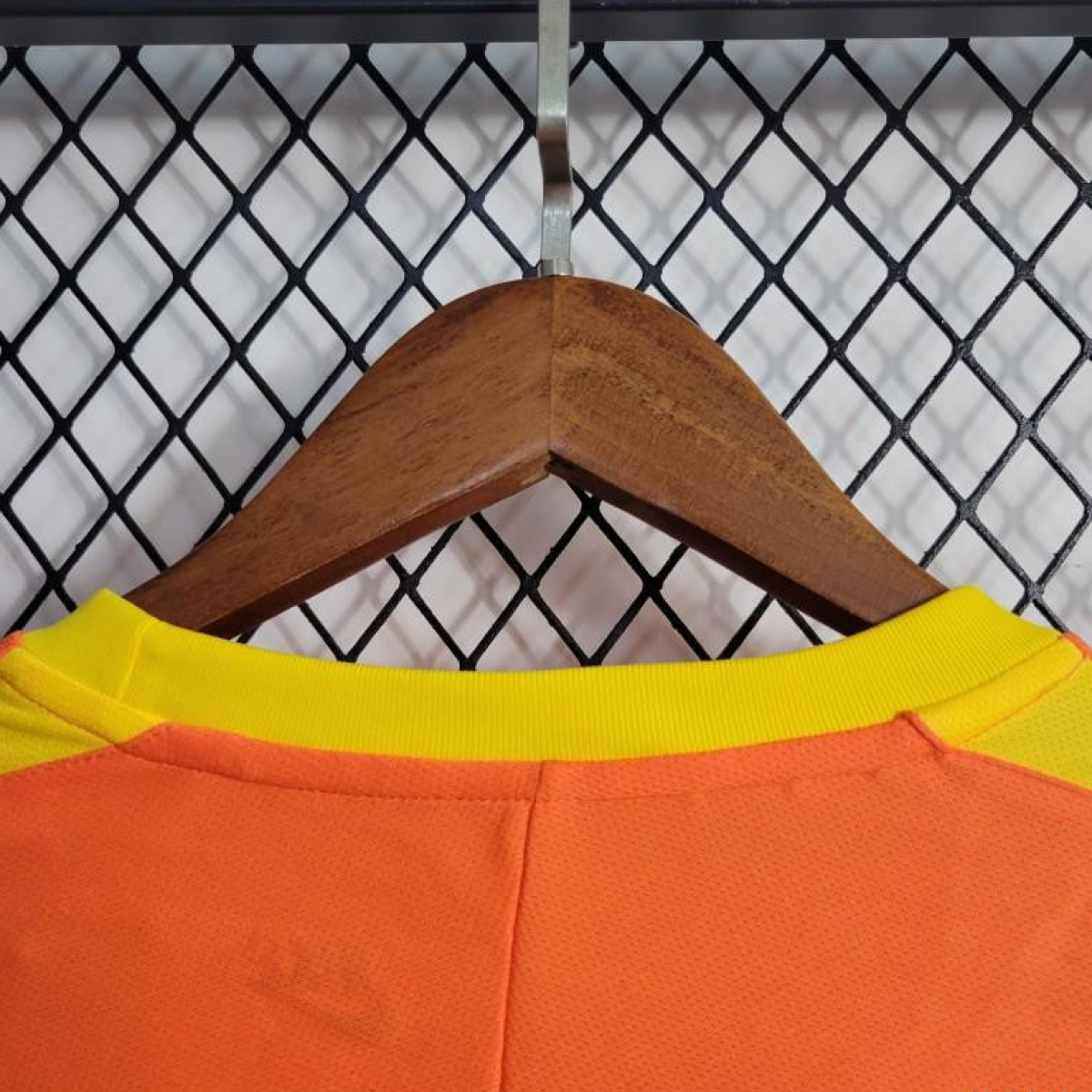 Retro Long Sleeve 1998 Brazil Goalkeeper Orange Jersey