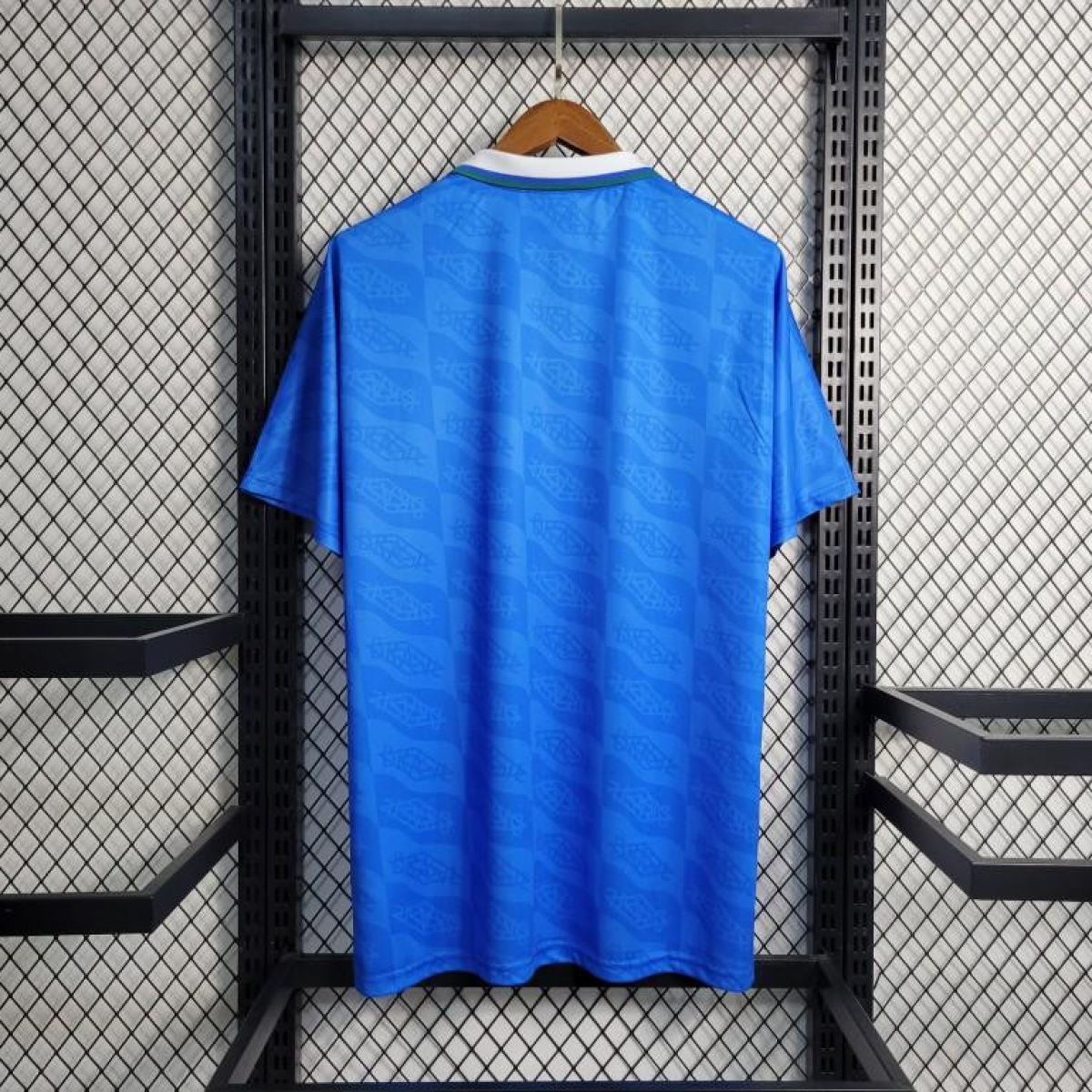 Retro 1992 Brazil Away Blue Jersey