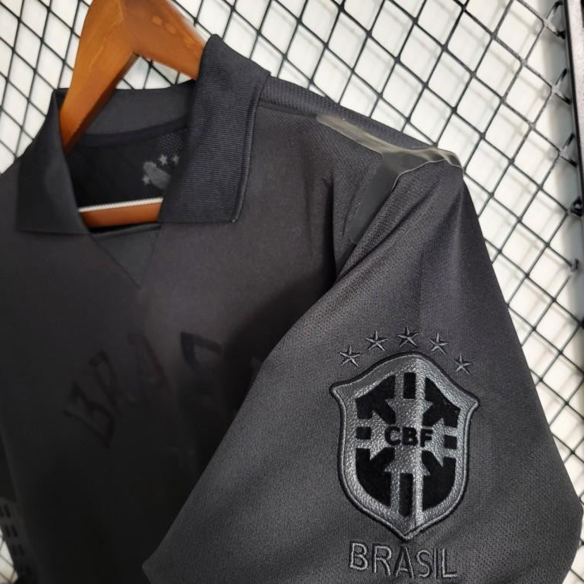 Retro 2013 Brazil Black Jersey