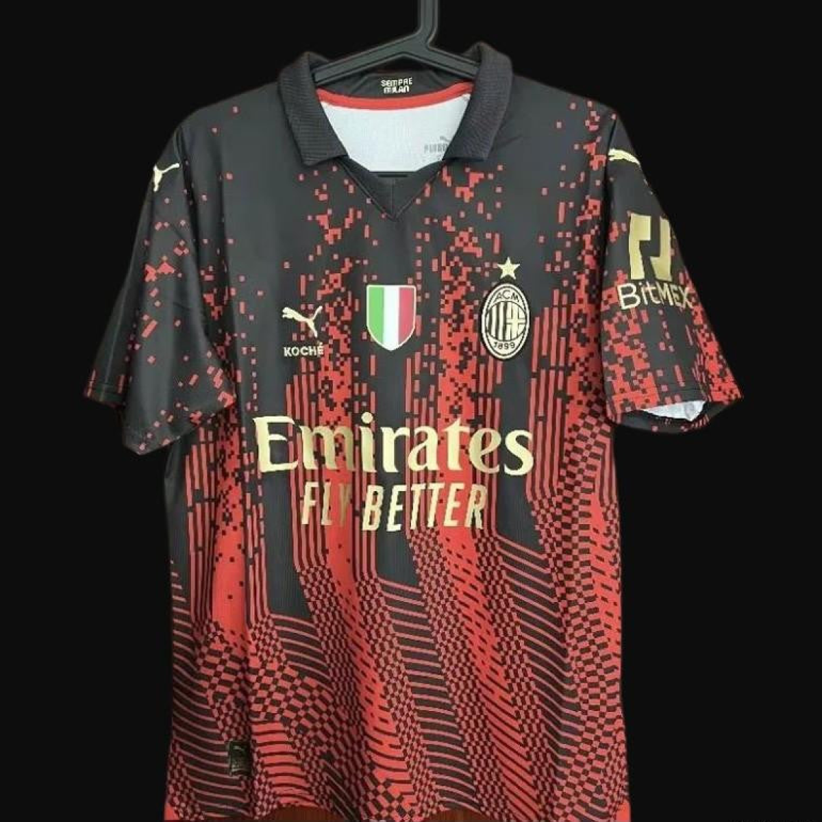 22/23 AC Milan X Koché Special Red/Black Jersey