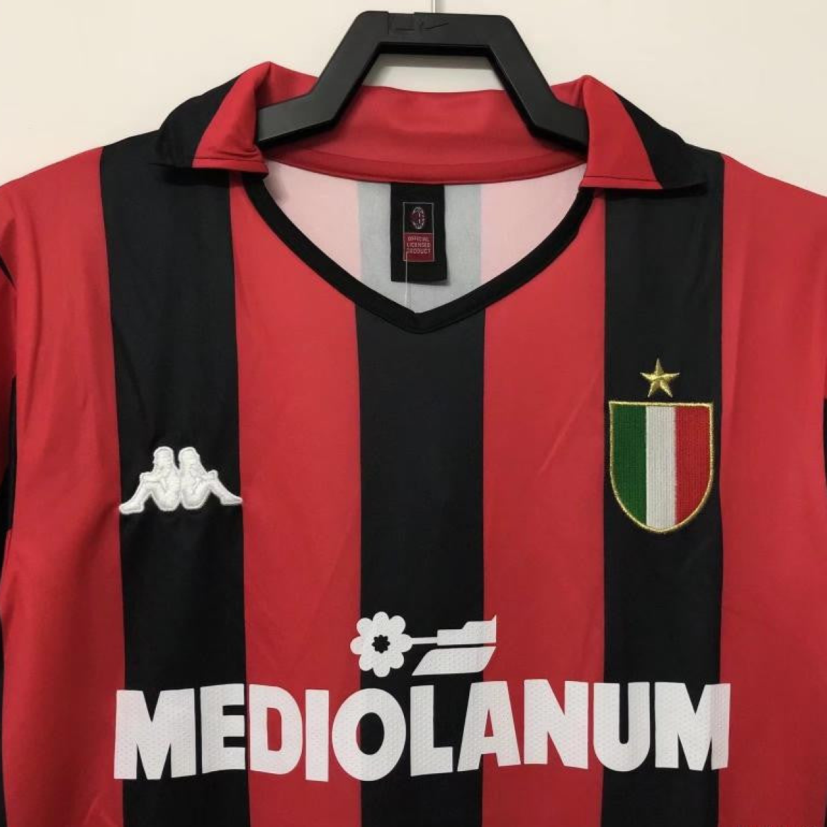 Retro 88/89AC Milan Home Soccer Jersey