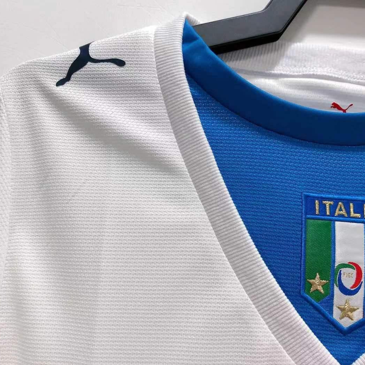 Retro 2006 Italy Away White Soccer Jersey
