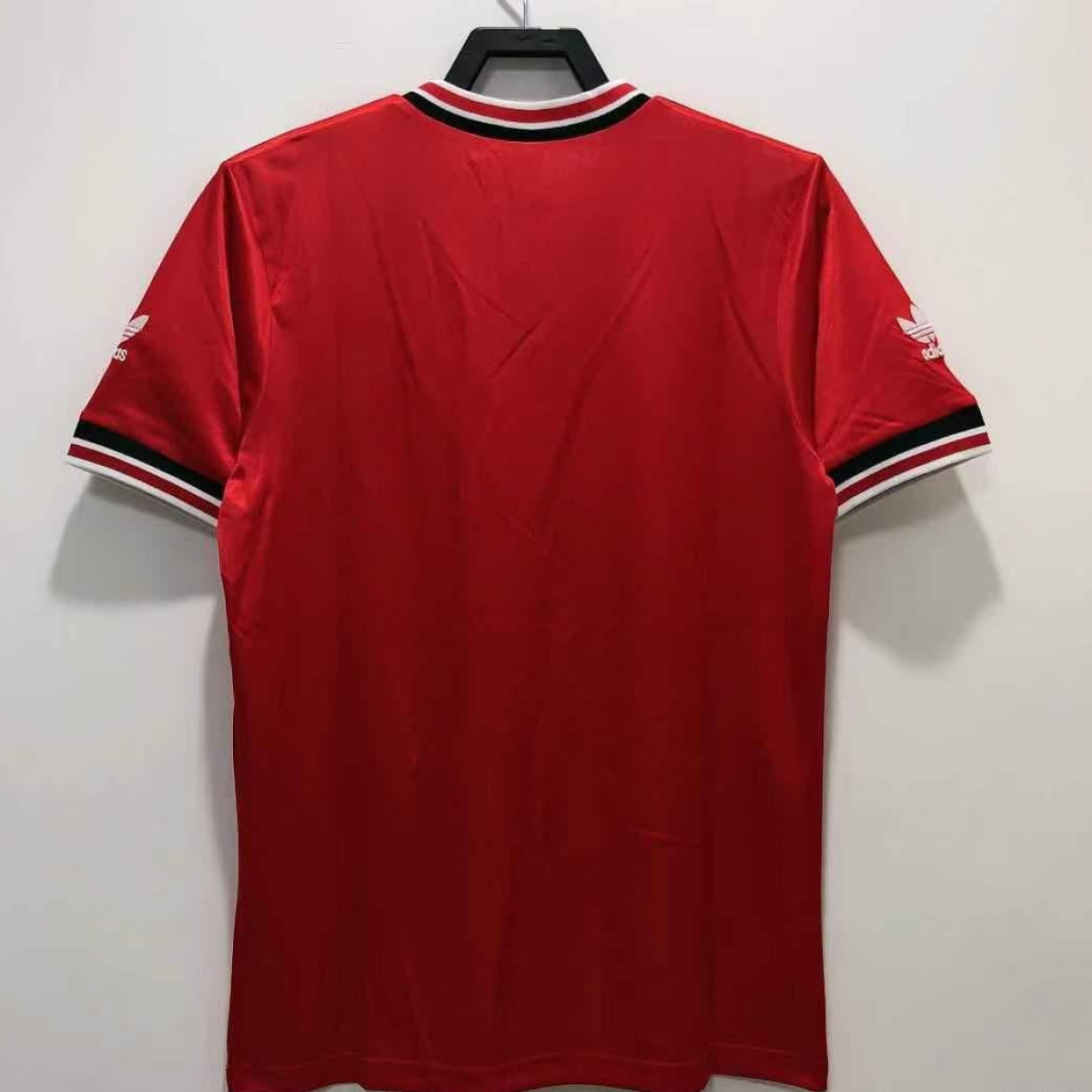 Retro 84/85 Manchester United Home Soccer Jersey