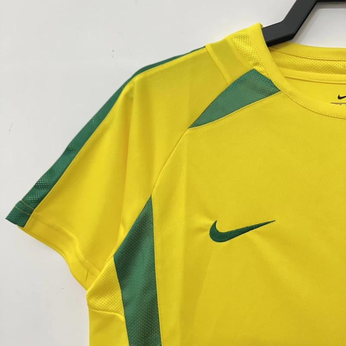 Retro 2002 Brazil Home Soccer Jersey