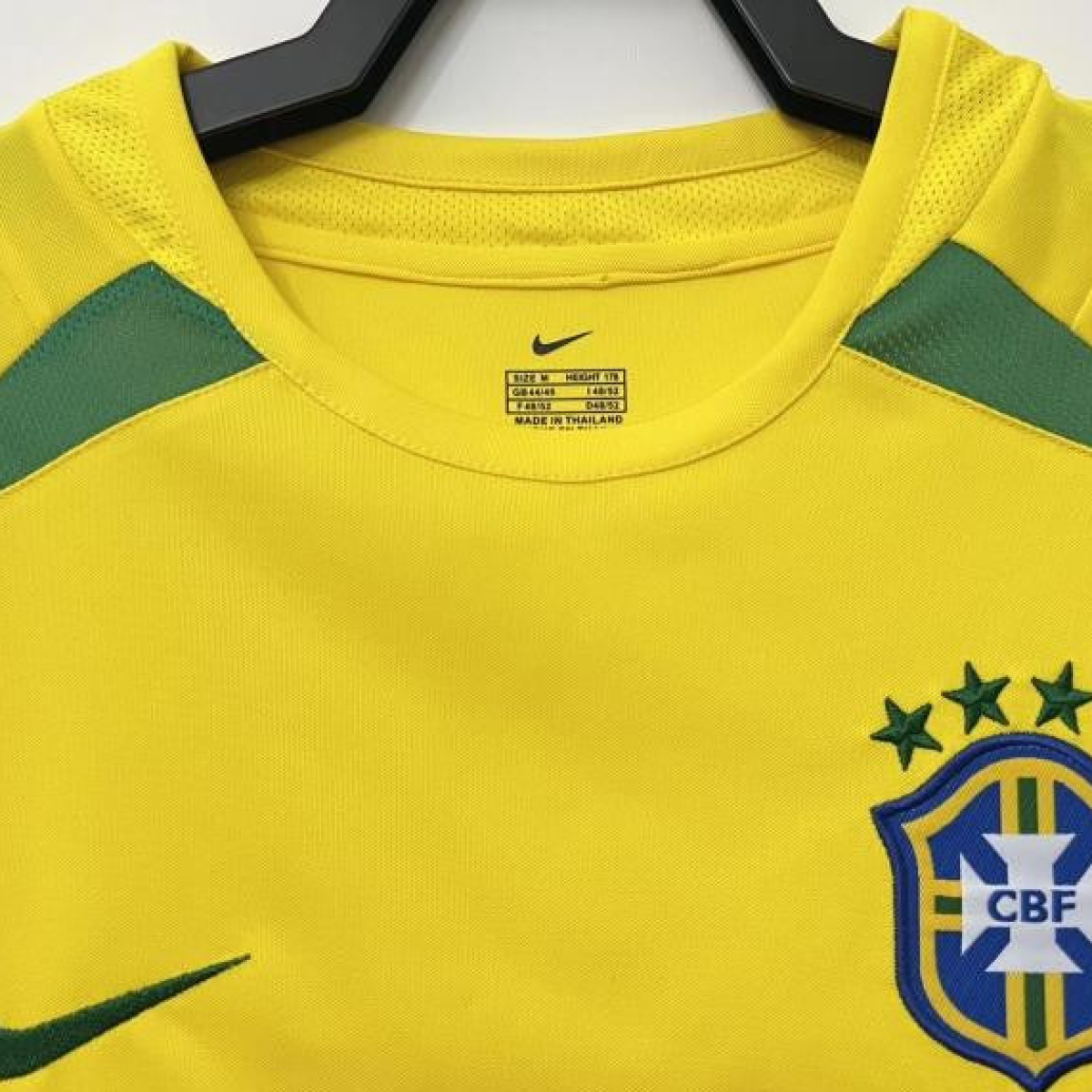 Retro 2002 Brazil Home Soccer Jersey