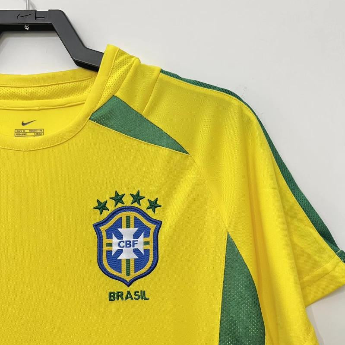 Retro 2002 Brazil Home Soccer Jersey