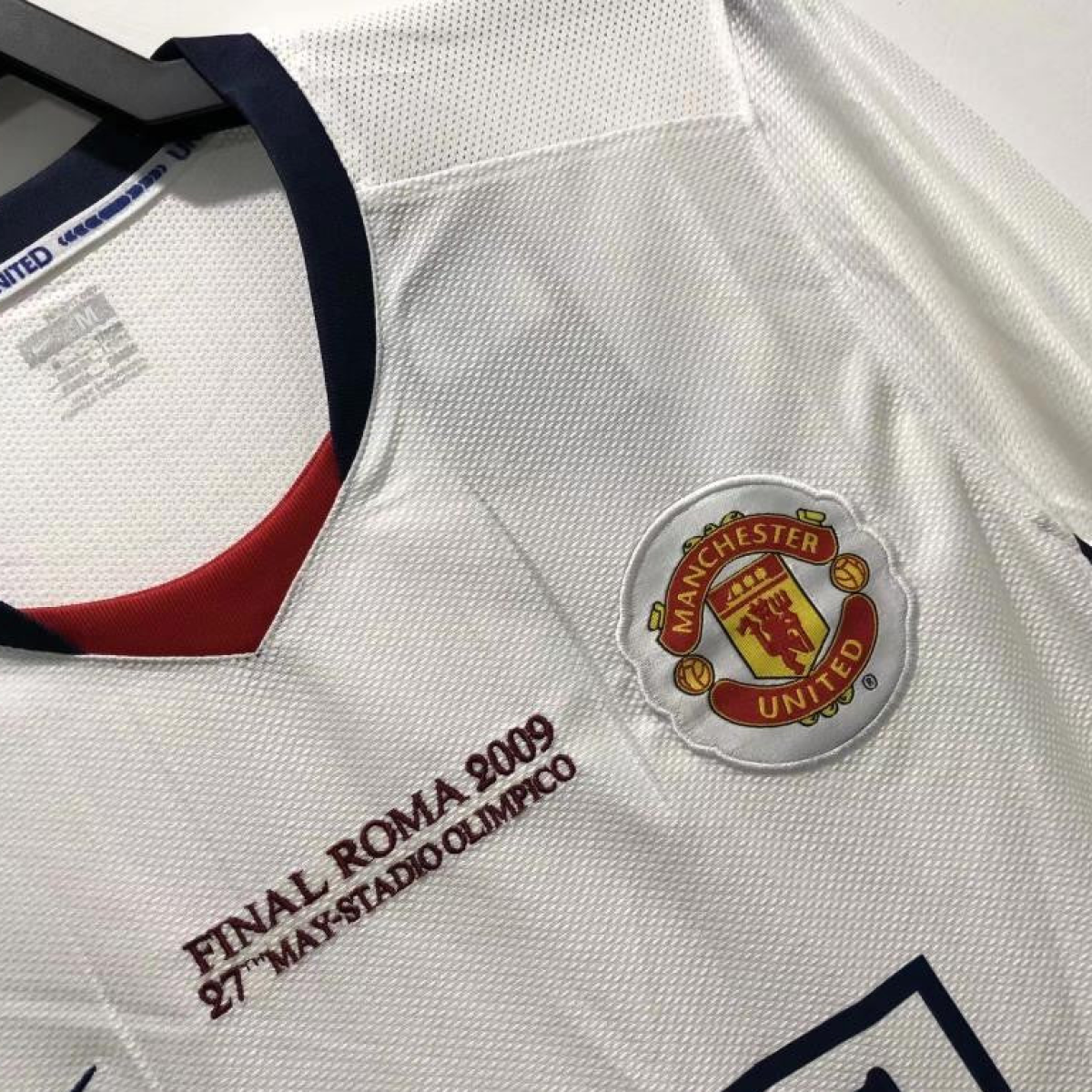 Retro 08/09 Manchester United Away Champions Version Soccer Jersey