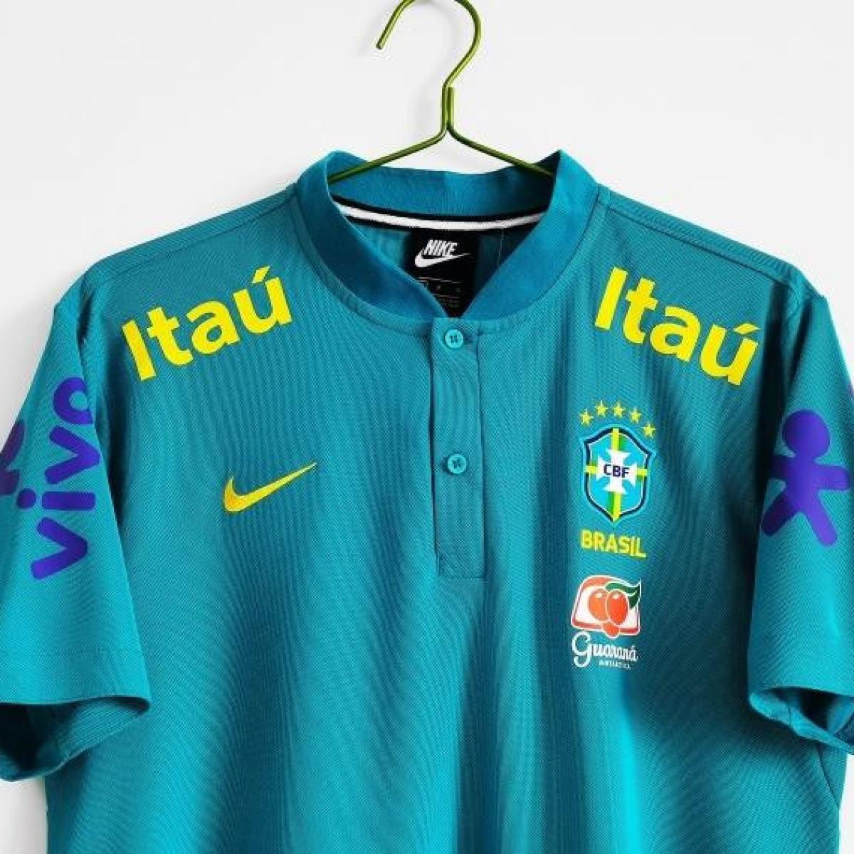 Retro 2021 Brazil Blue Training POLO Shirt