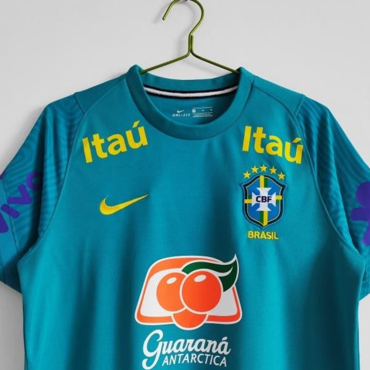 Retro 2021 Brazil Blue Training Jersey