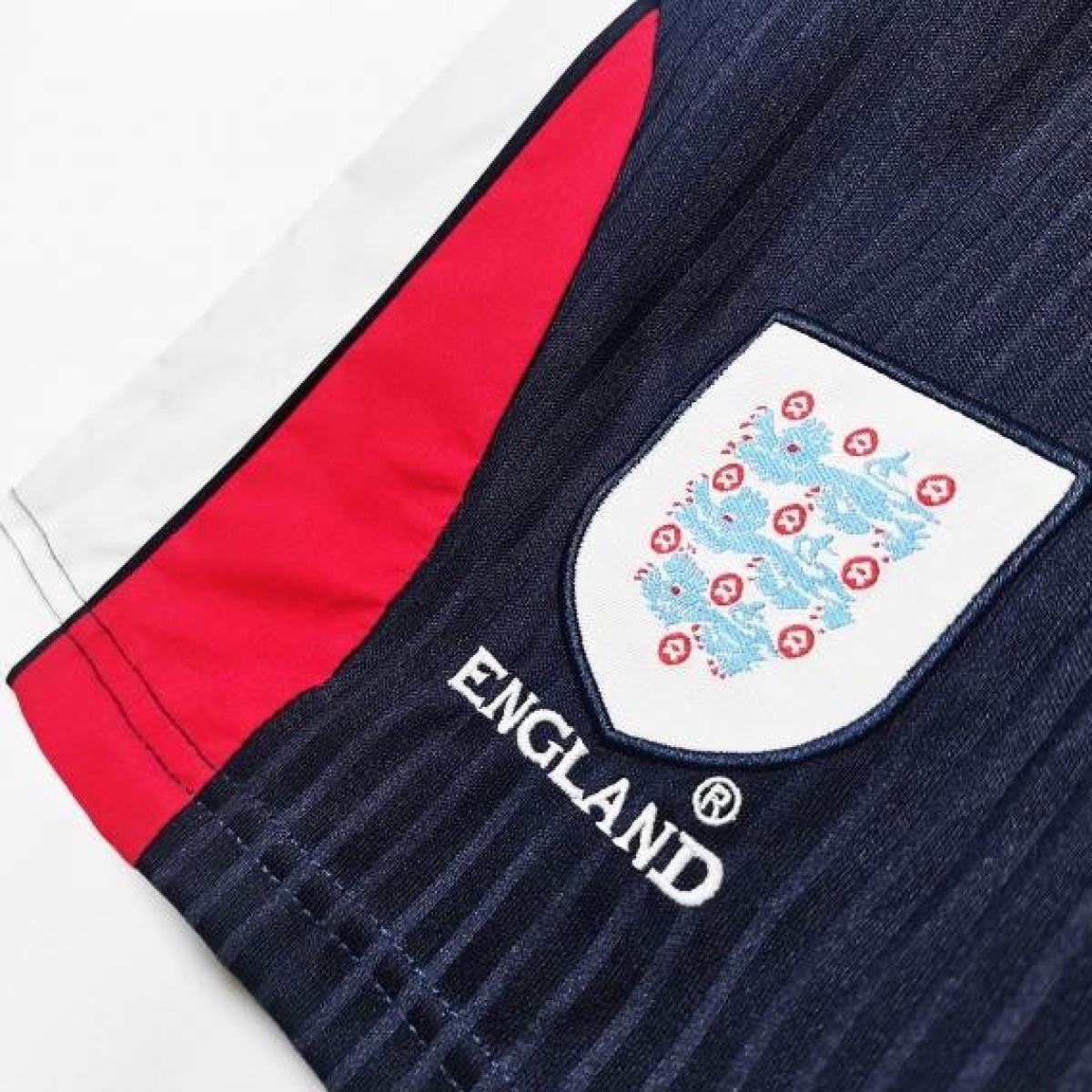 Retro 1998 England Home Shorts Soccer Jersey
