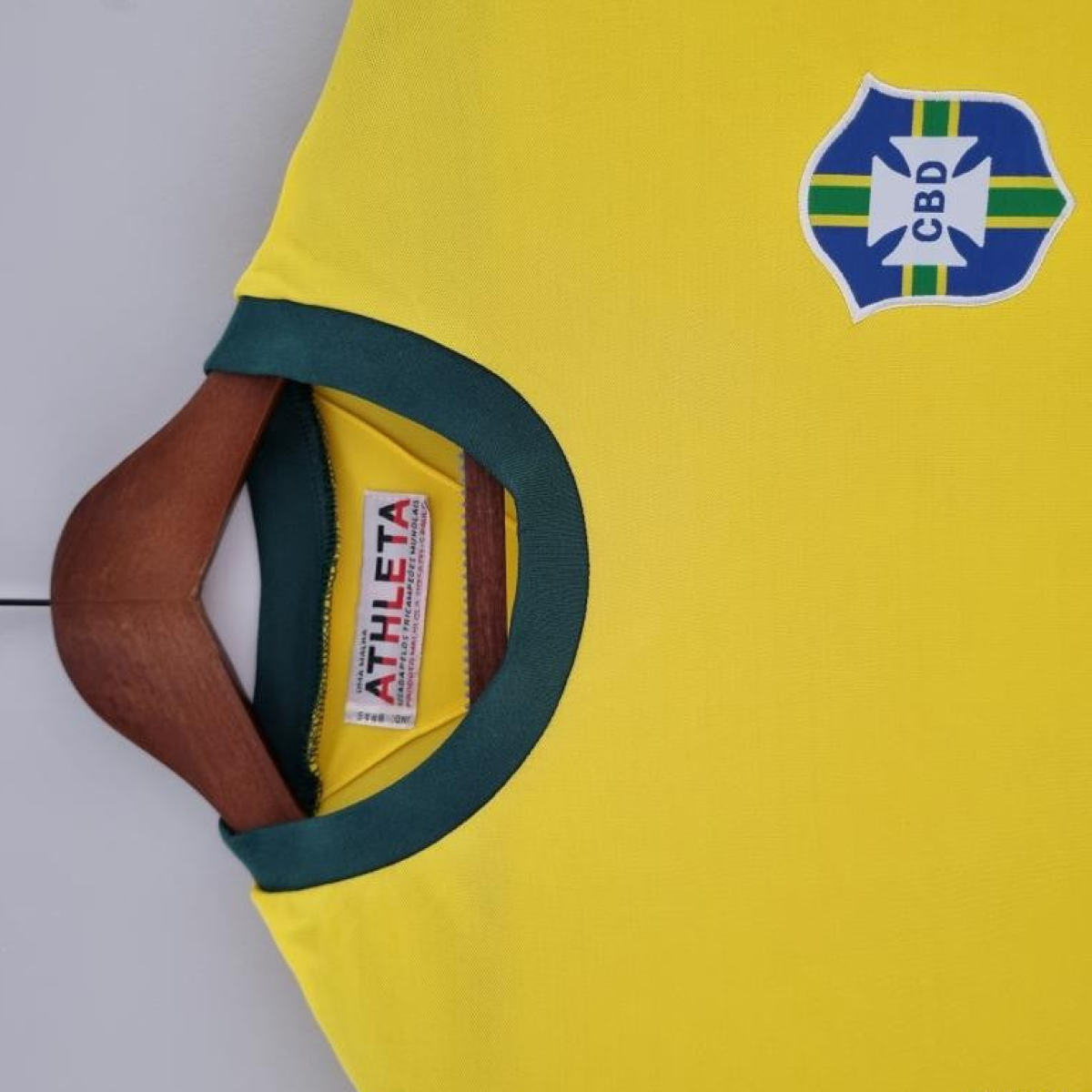 Retro Brazil 1970 Home Soccer Jersey