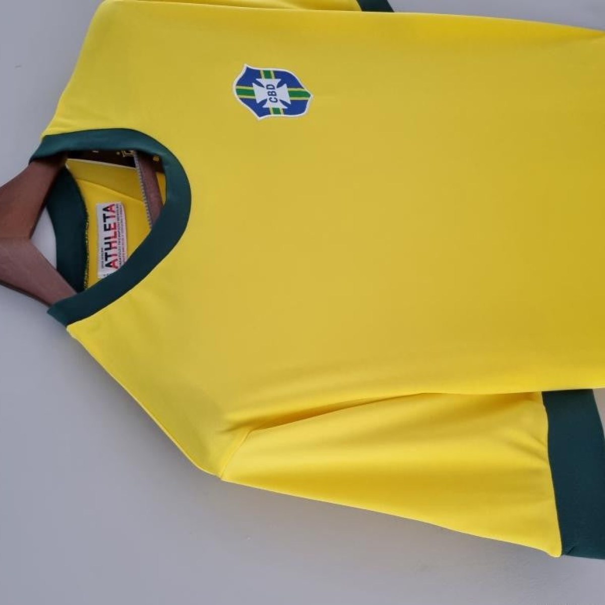 Retro Brazil 1970 Home Soccer Jersey