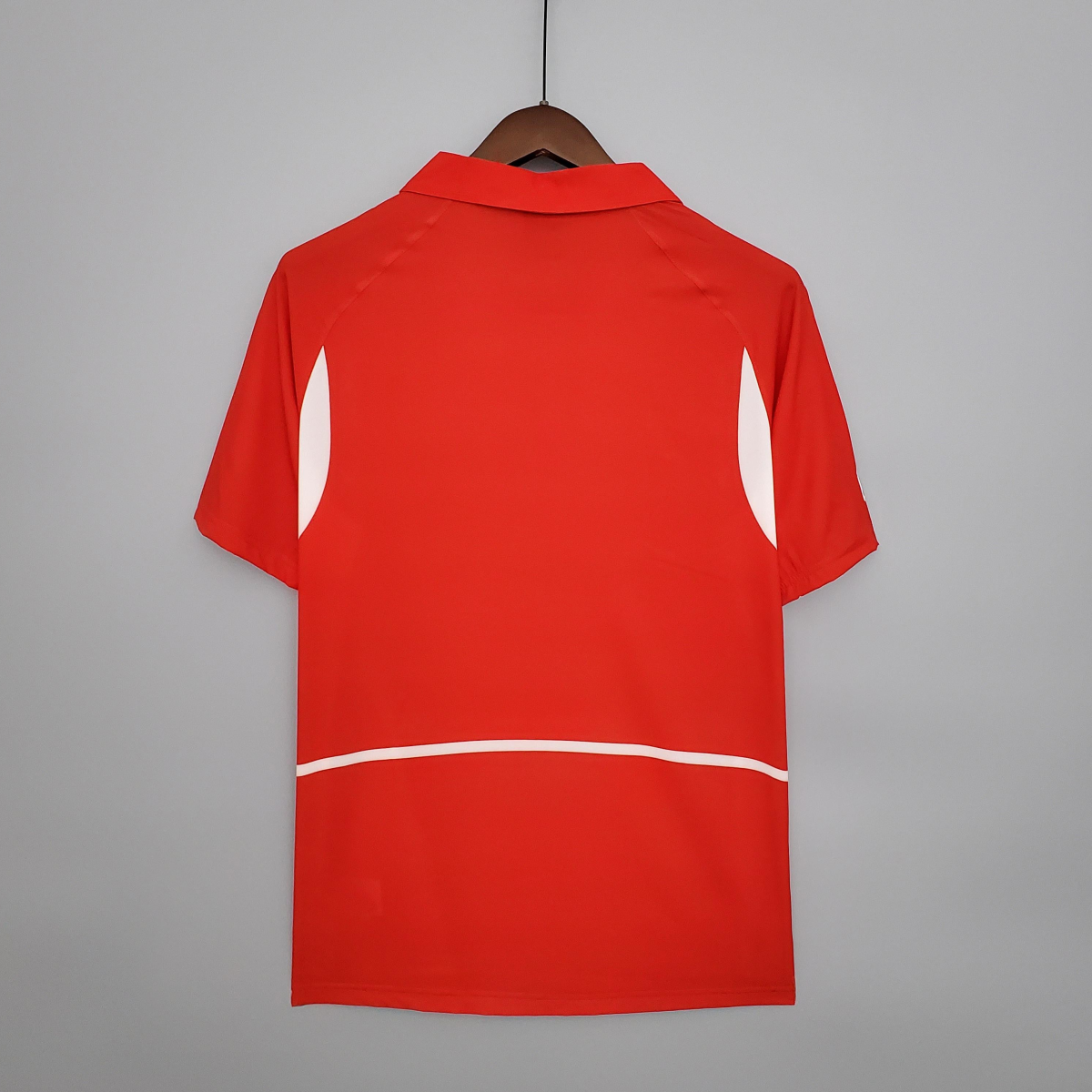 Retro 2002 Korean Red Soccer Jersey