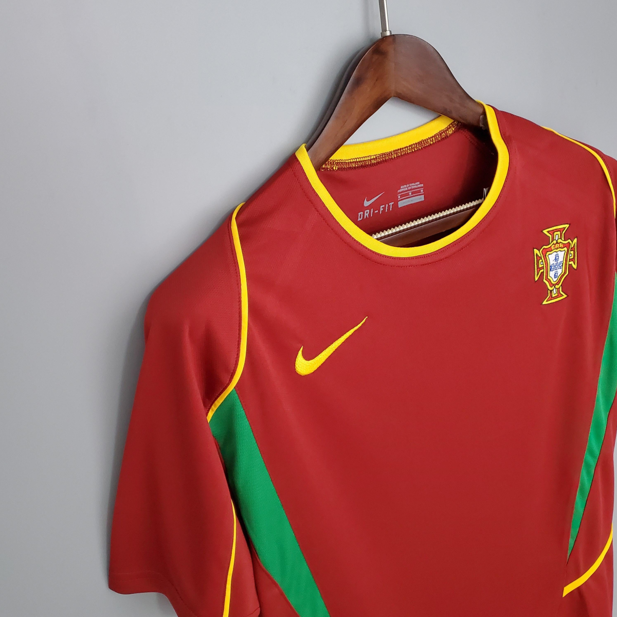Retro Portugal 2002 home Soccer Jersey