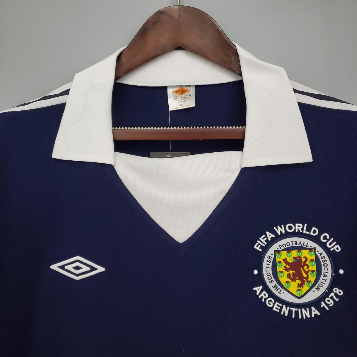Retro 1978 Scotland Home Soccer Jersey