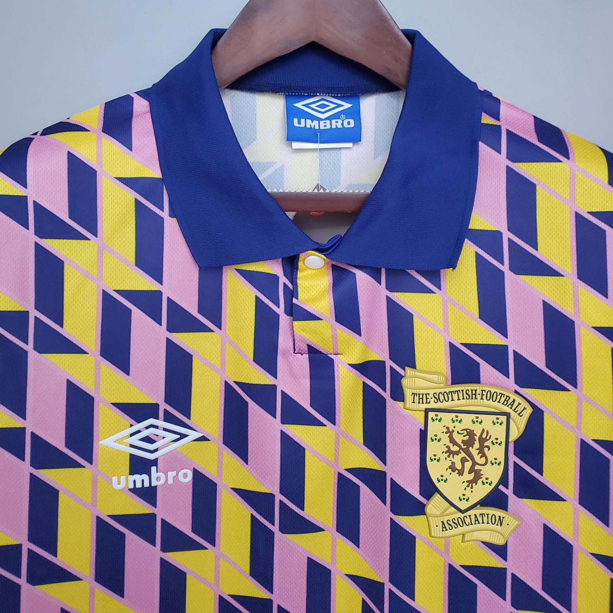 Retro Scotland 1988/89 third away Soccer Jersey