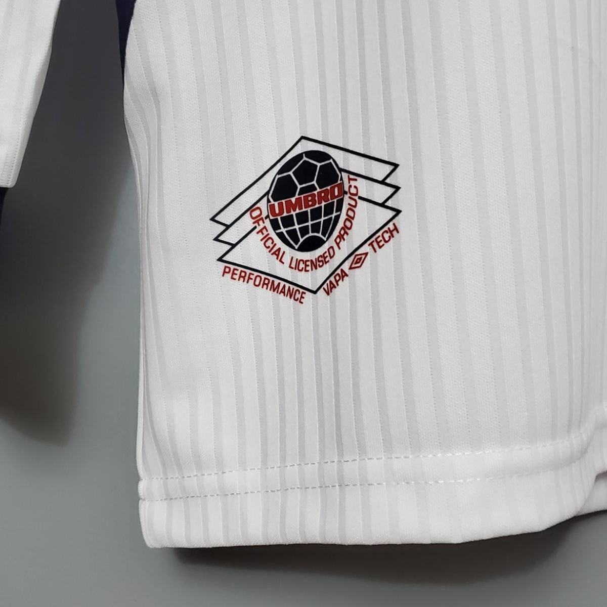 Retro Long Sleeve 1998 England home Soccer Jersey