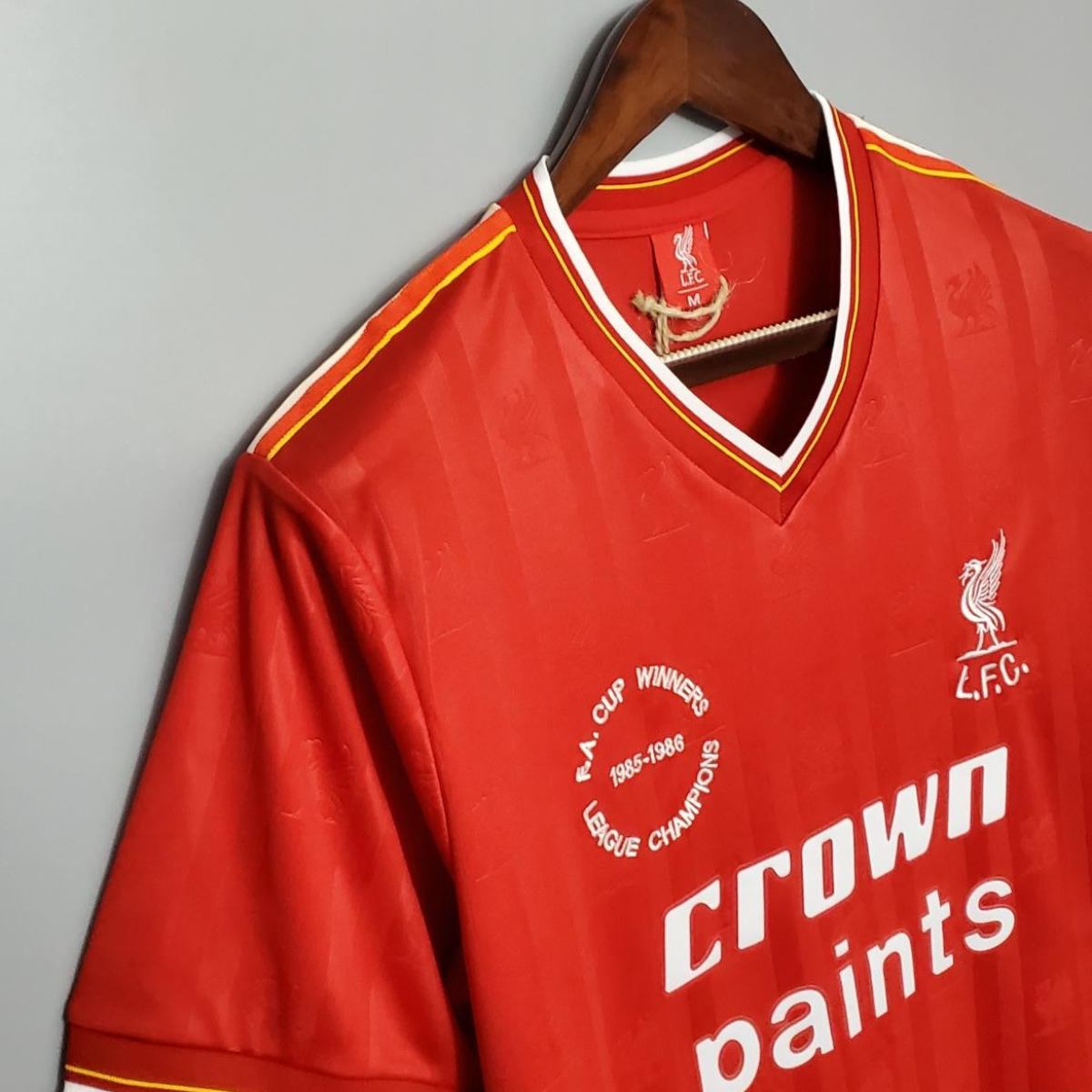 Retro 85/86 Liverpool home Soccer Jersey