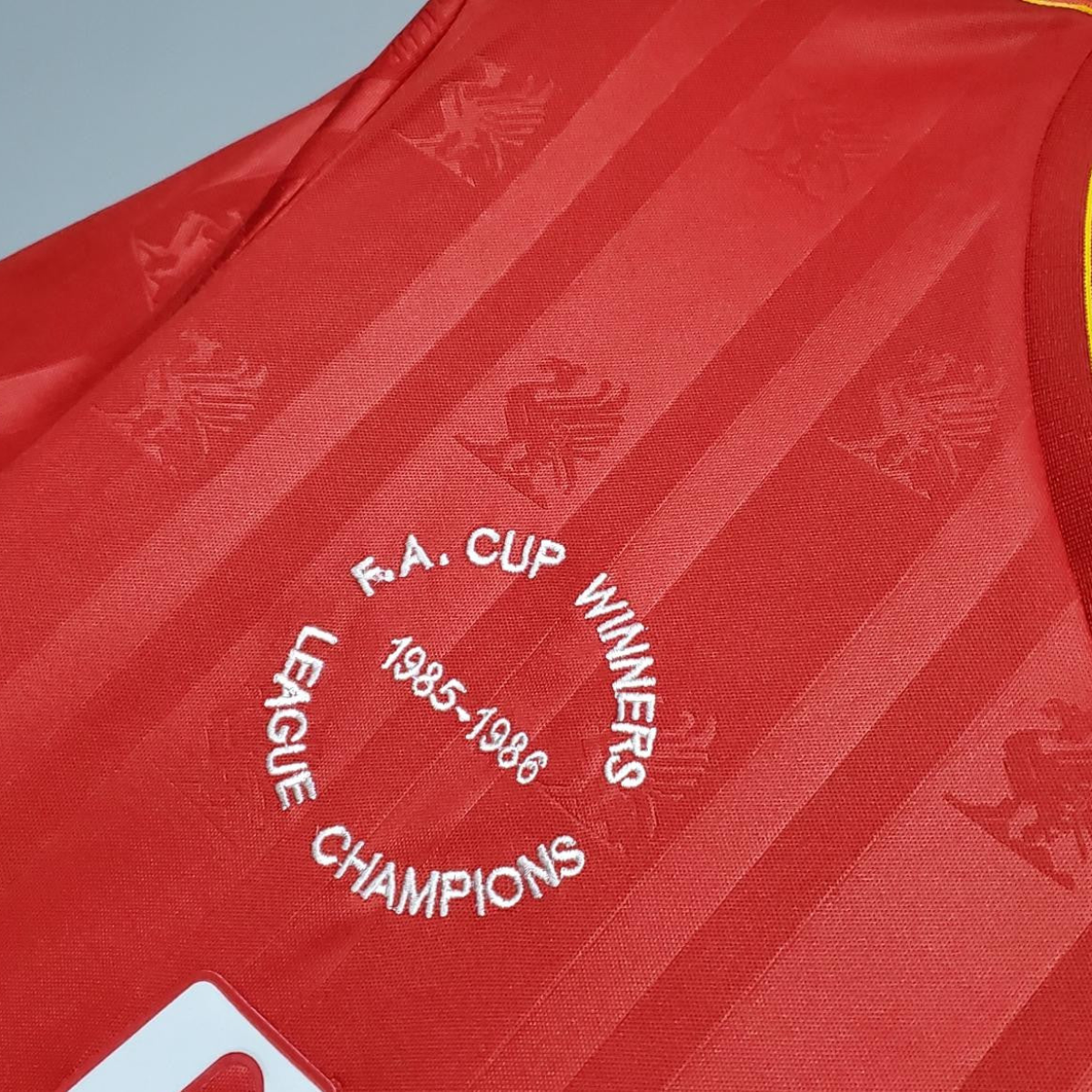 Retro 85/86 Liverpool home Soccer Jersey