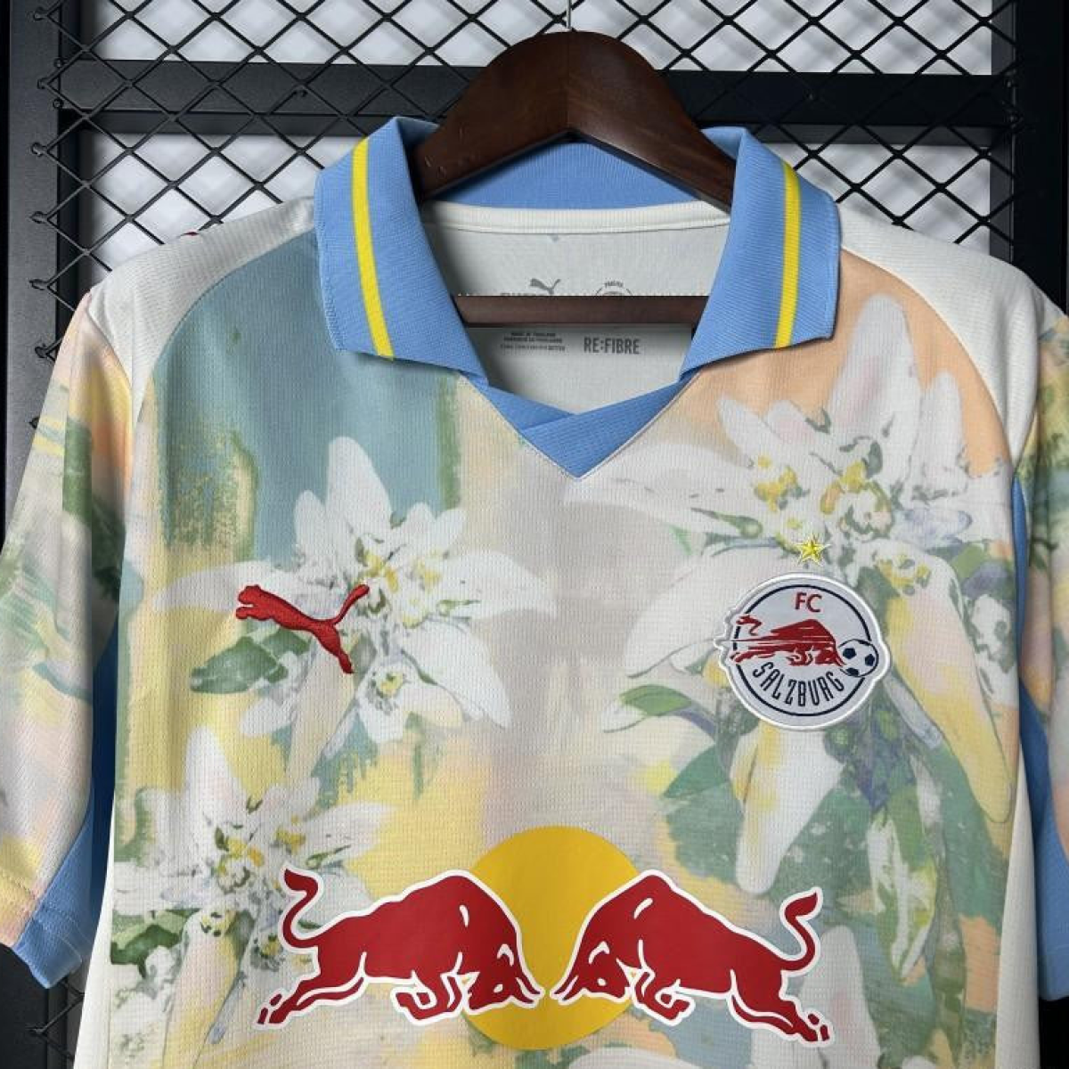 25/26 RB Salzburg White with Floral Pattern Jersey