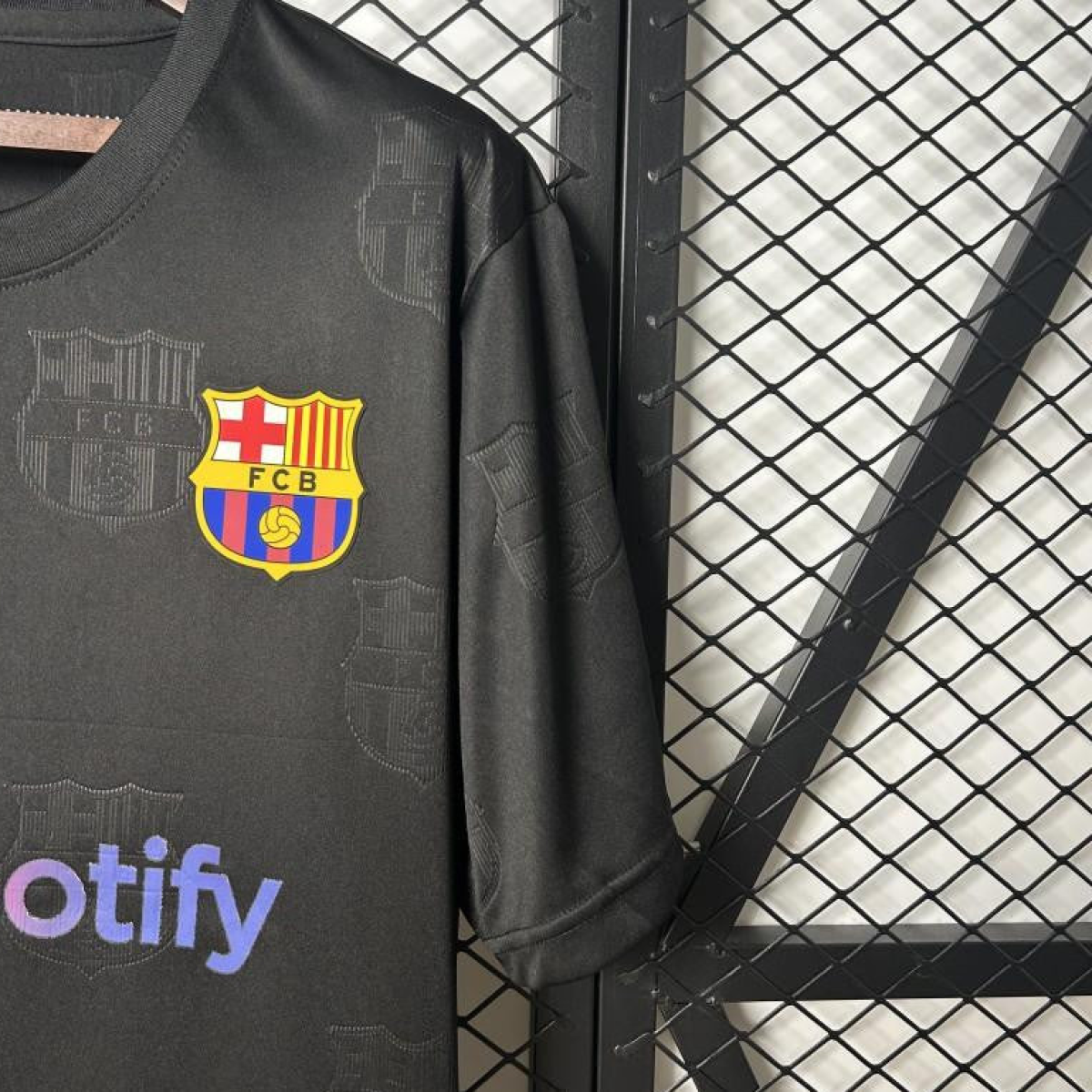 25/26 FC Barcelona Black with Spotify Logo Jersey