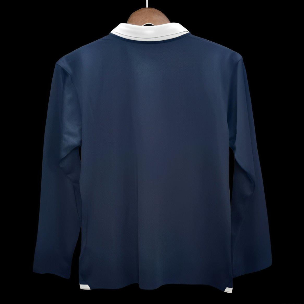 Retro 2014 France Home Long Sleeve Jersey
