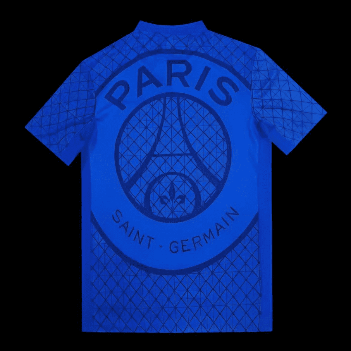 25/26 PSG Blue with Diamond Pattern Jersey
