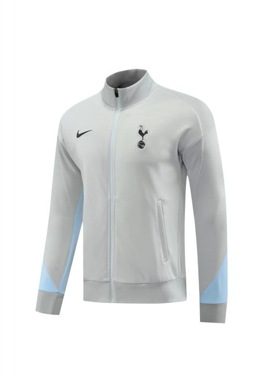 24/25 Tottenham Hotspur Grey Full Zipper Jacket +Long Pants