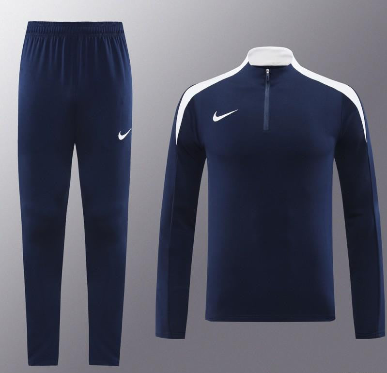 24/25 Nike Navy Half Zipper Jacket+Long Pants