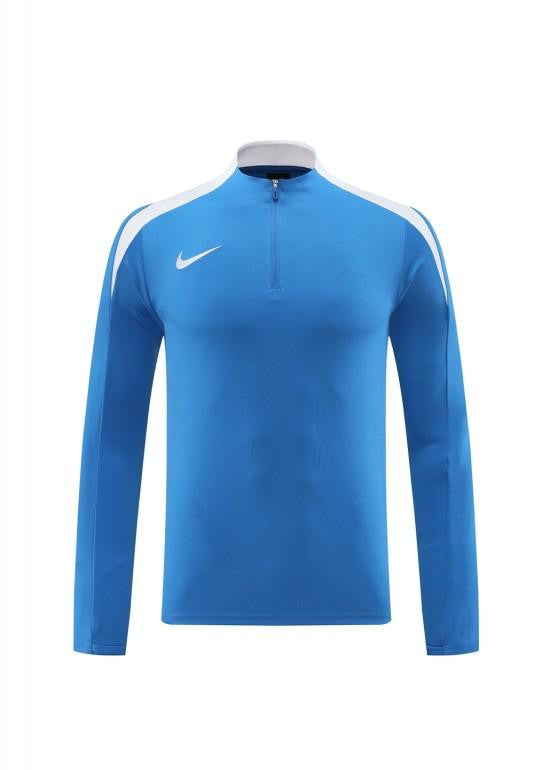 24/25 Nike Blue Half Zipper Jacket+Long Pants