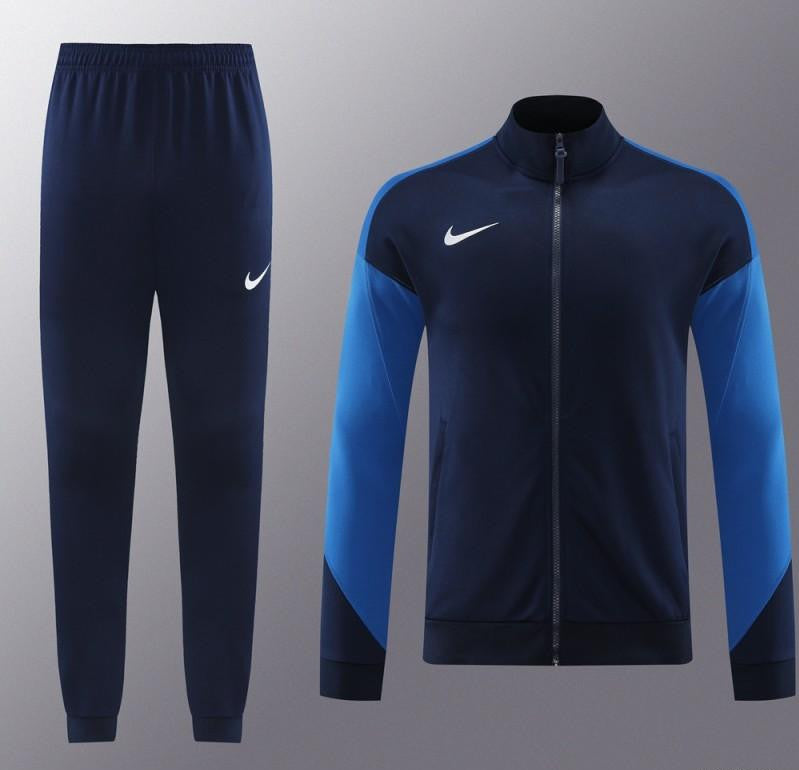 24/25 Nike Navy/Blue Full Zipper Jacket +Long Pants