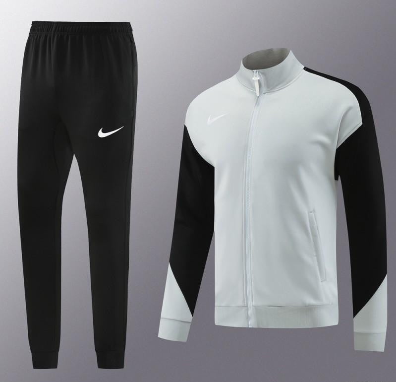 24/25 Nike Grey/Black Full Zipper Jacket +Long Pants