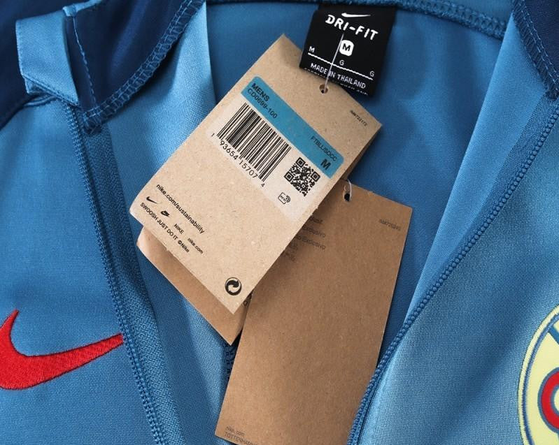 24/25 Club America Blue/Navy Full Zipper Jacket +Long Pants