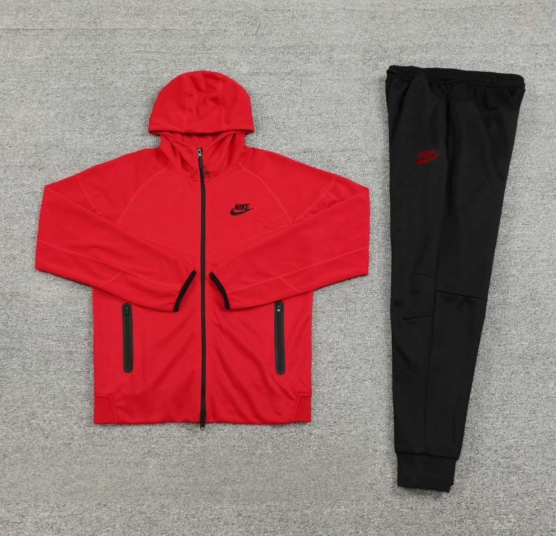 24/25 Nike Red Hoodie Full Zipper Jacket +Long Pants