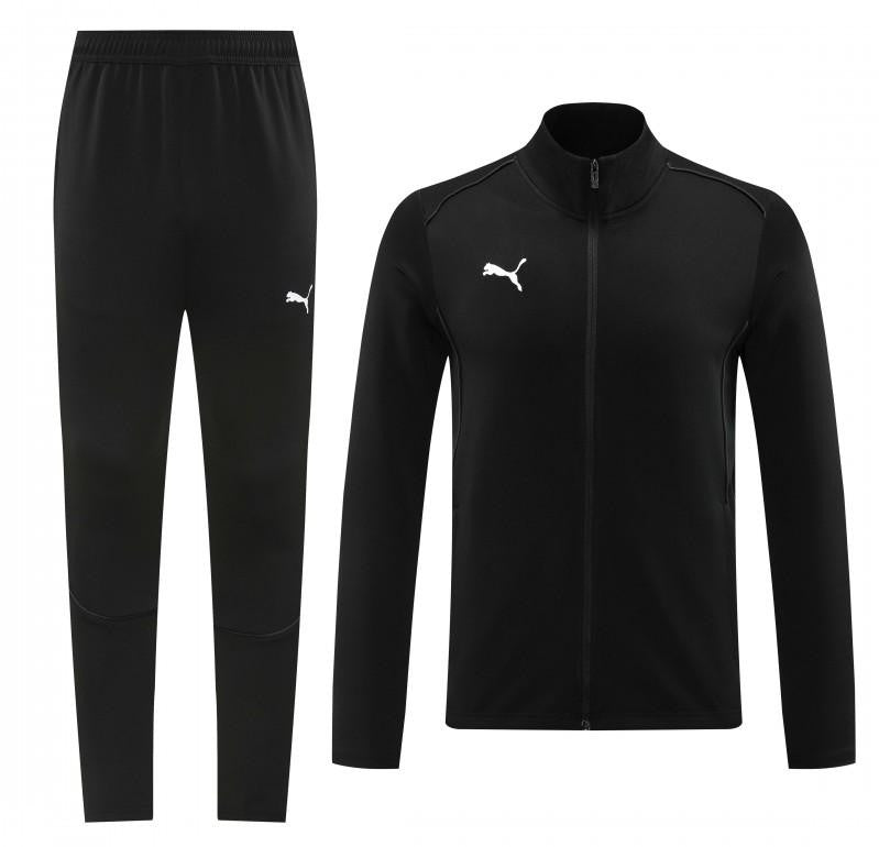 24/25 Puma Black Full Zipper Jacket +Long Pants