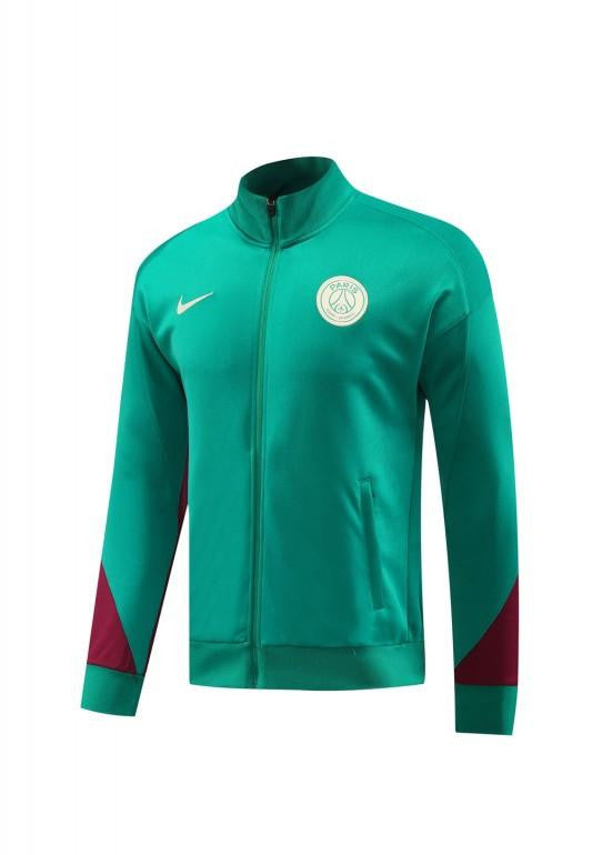 24/25 PSG Green Full Zipper Jacket +Long Pants