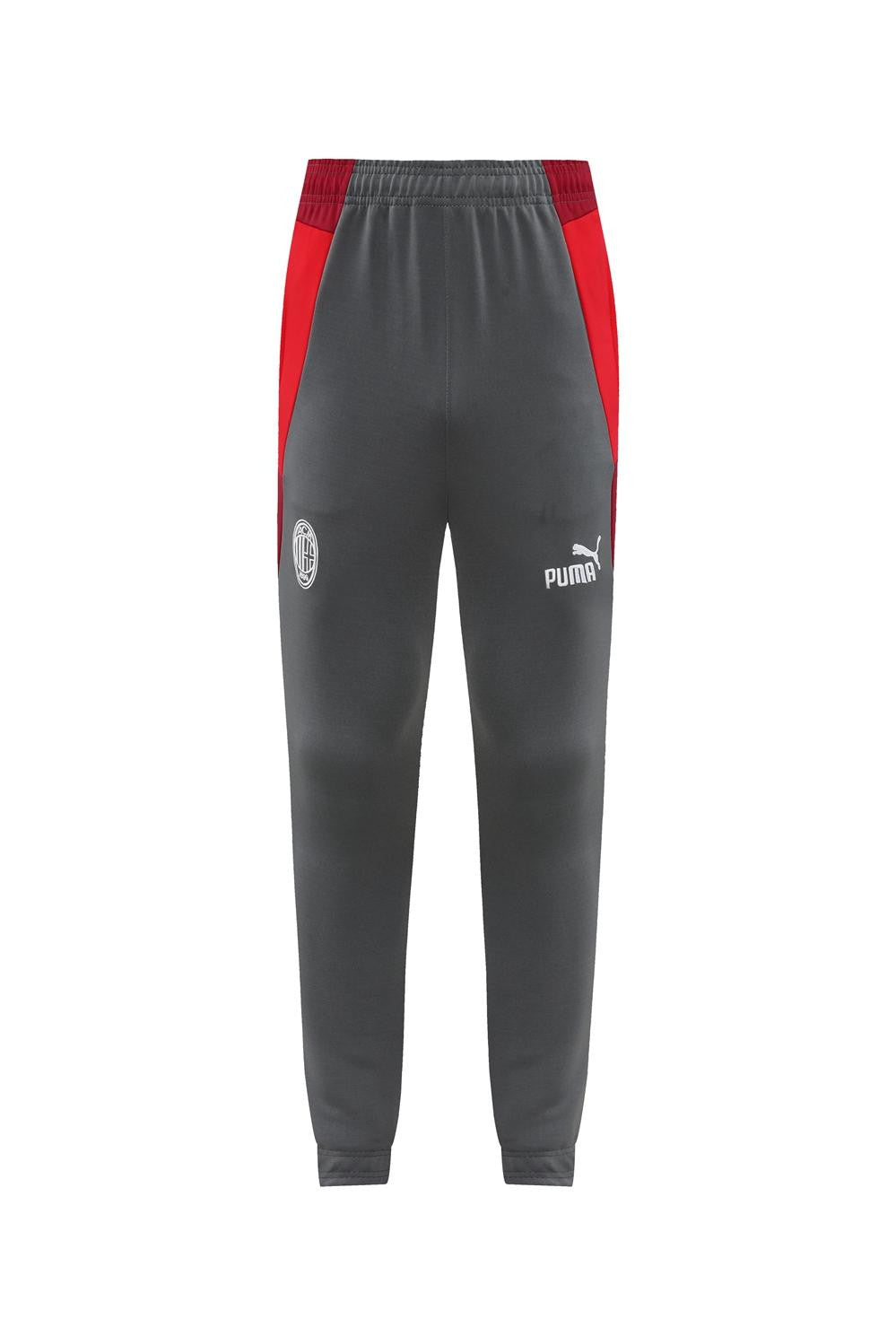 24/25 AC Milan Red/Grey Full Zipper Jacket +Long Pants