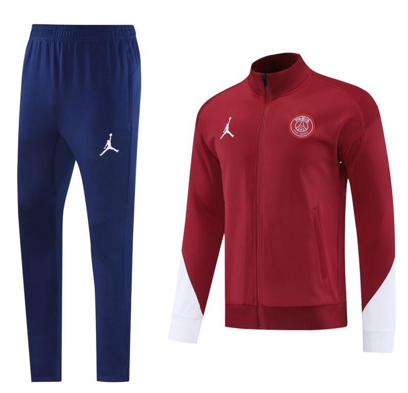 25/26 PSG Red Full Zipper Jacket +Long Pants