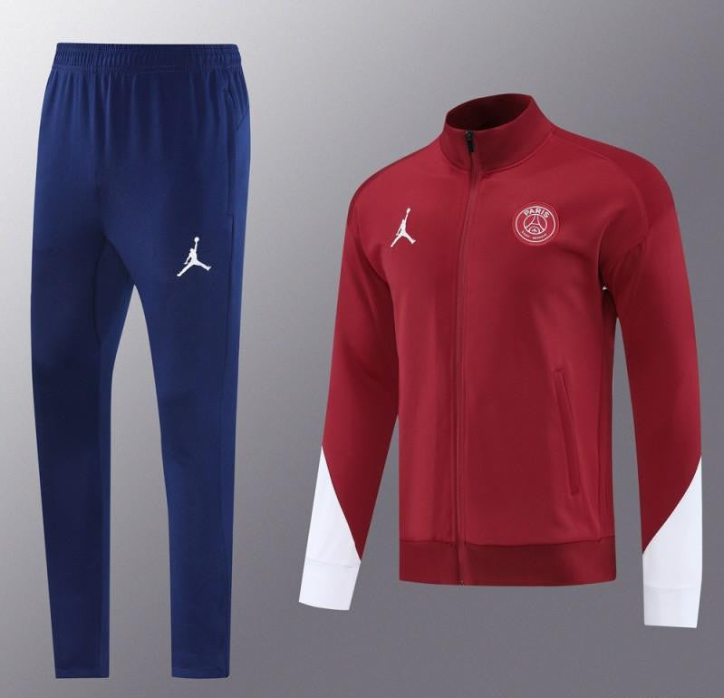 25/26 PSG Red Full Zipper Jacket +Long Pants