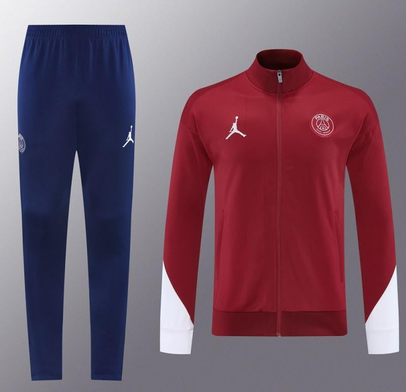 25/26 PSG Red Full Zipper Jacket +Long Pants