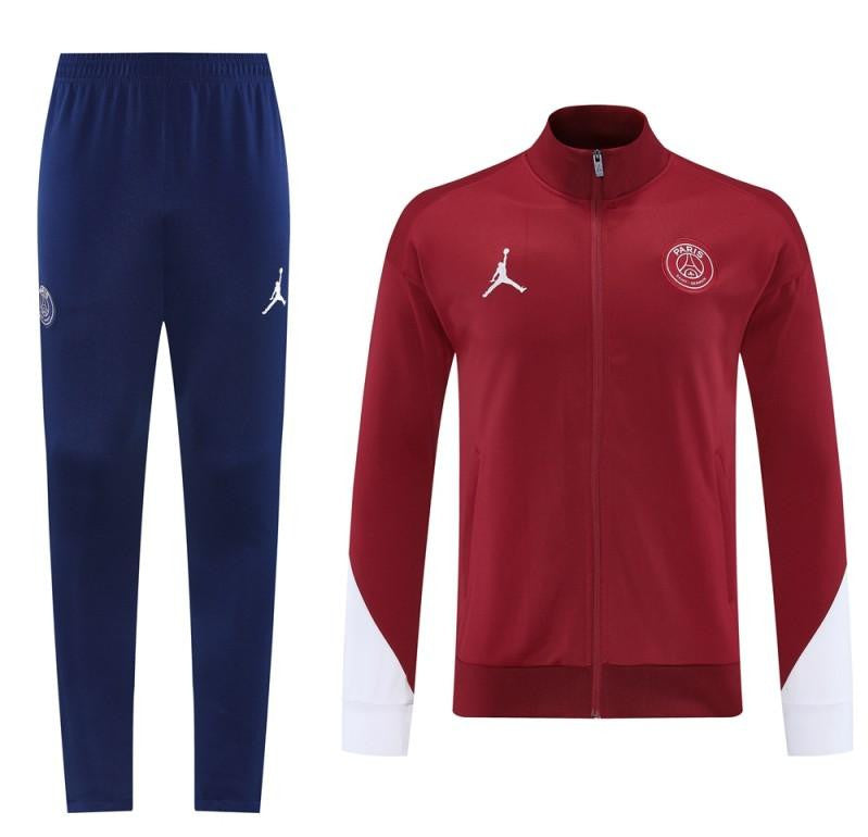 25/26 PSG Red Full Zipper Jacket +Long Pants