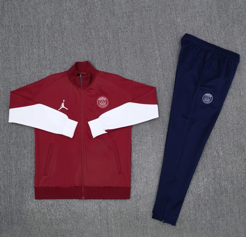 25/26 PSG Red Full Zipper Jacket +Long Pants