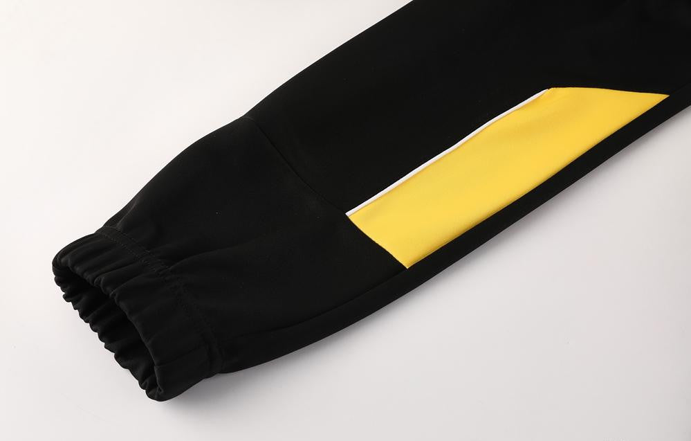 25/26 Borussia Dortmund Black/Yellow Full Zipper Jacket +Long Pants