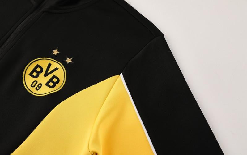25/26 Borussia Dortmund Black/Yellow Full Zipper Jacket +Long Pants