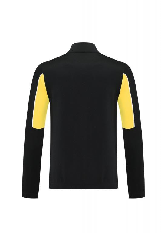 25/26 Borussia Dortmund Black/Yellow Full Zipper Jacket +Long Pants